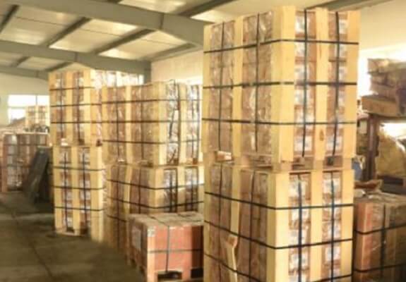 Custom metal stamping products warehouse