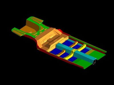4.Car floor assembly