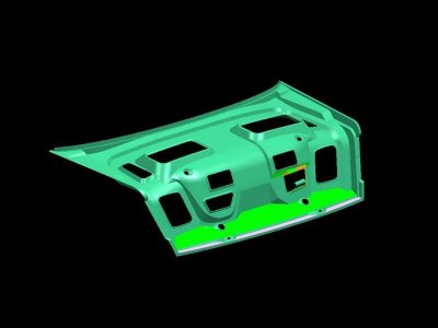 6.Back cover inner plate, luggage bracket