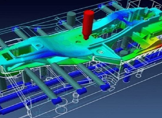 CAE analysis together with Chang%u2019an Ford automobile for their chassis stamped part