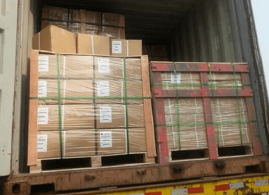 Load on the truck and prepared to sea shipment
